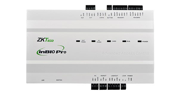 Bộ điều khiển trung tâm kiểm soát cửa ra vào 4 cửa ZKTeco inBio-460 Pro