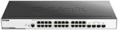 24-port 10/100/1000 Mbps + 4-port SFP L2 Gigabit Managed Switch D-Link DGS-3000-28L
