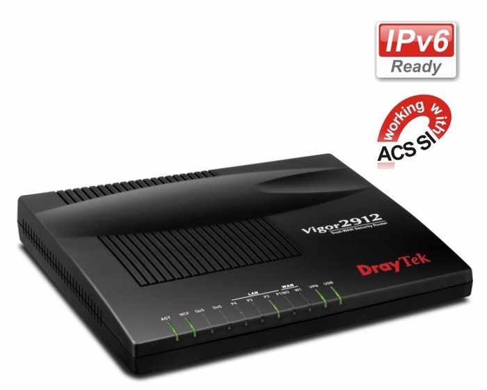 VPN, Firewall Dual-wan Load Balancing Router Draytek Vigor2912