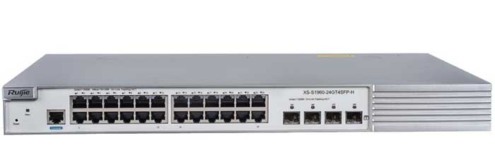 Switch 24-port 10/100/1000 Base-T Managed RUIJIE XS-S1960-24GT4SFP-H